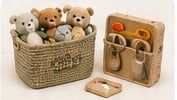 Pet play and storage set