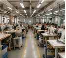 Cutting and sewing production line