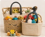 Pet toy storage set